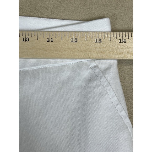 Spanx Pants Womens Small White On The Go Slim‎ Straight Pull On Stretch Mid Rise - Picture 6 of 14